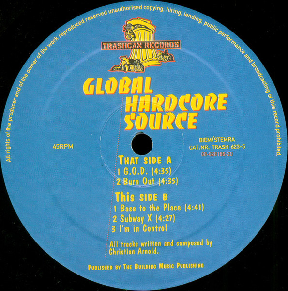 Global Chaos E.P. back cover