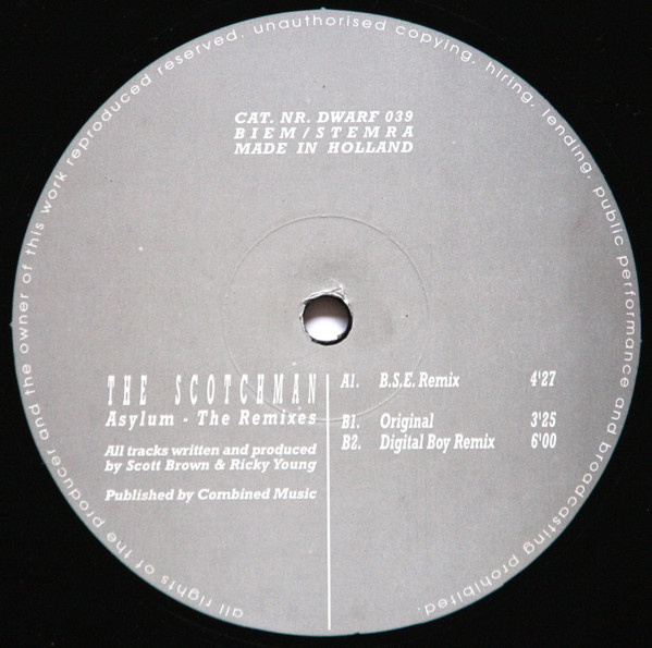 Asylum - The Remixes front label