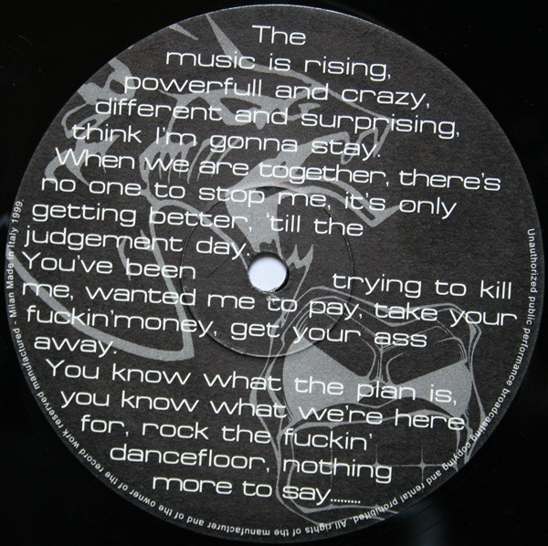 The Music Is Rising front label