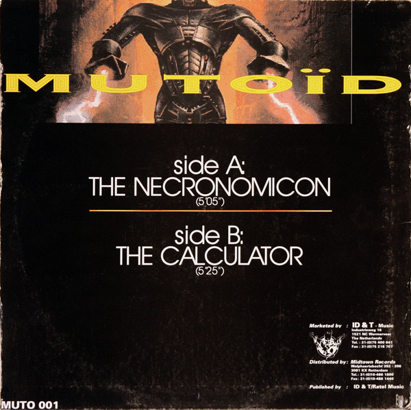 The Necronomicon / The Calculator back cover