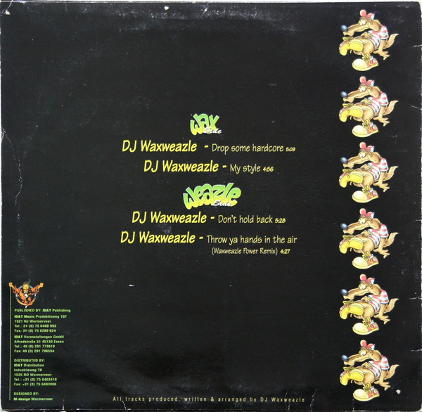 Drop Some Hardcore E.P. back cover