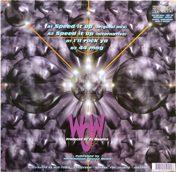 Speed It Up back cover