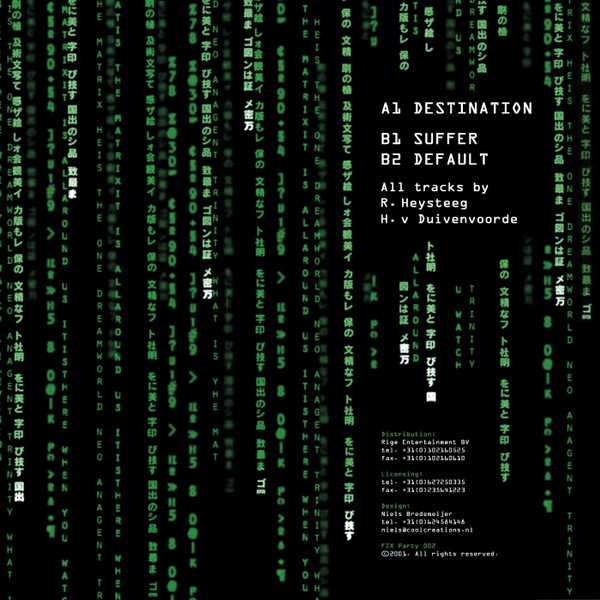 Destination back cover