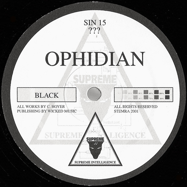 Absolute Evil / Black back label