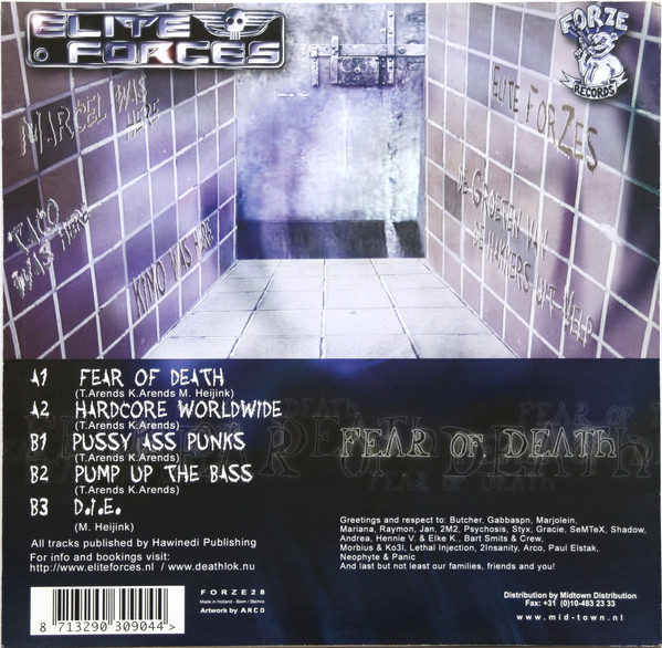 Fear Of Death back cover