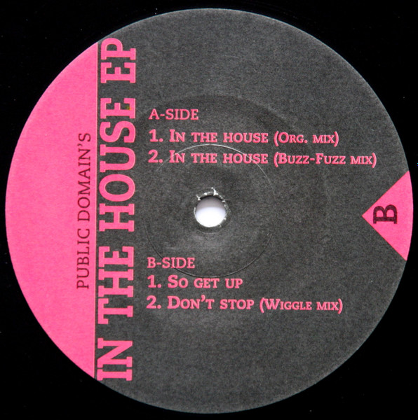 In The House EP front label