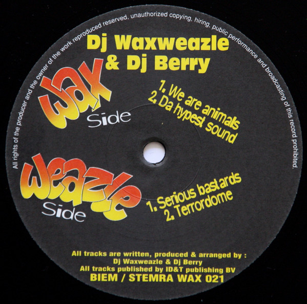 We Are Animals front label