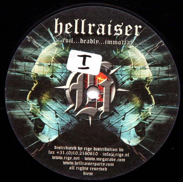 Hellraiser...Evil...Deadly...Immortal... front label