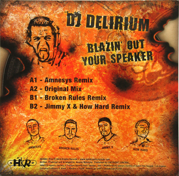 Blazin' Out Your Speaker back cover