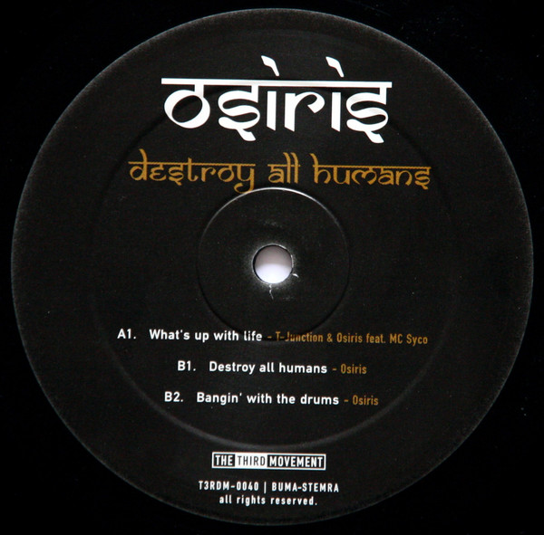 Destroy All Humans front label