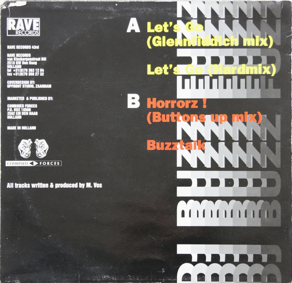 The Happy Hardcore E.P. back cover