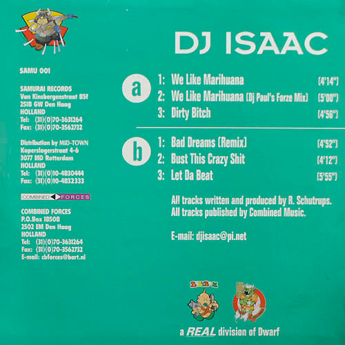 We Like Marihuana back cover