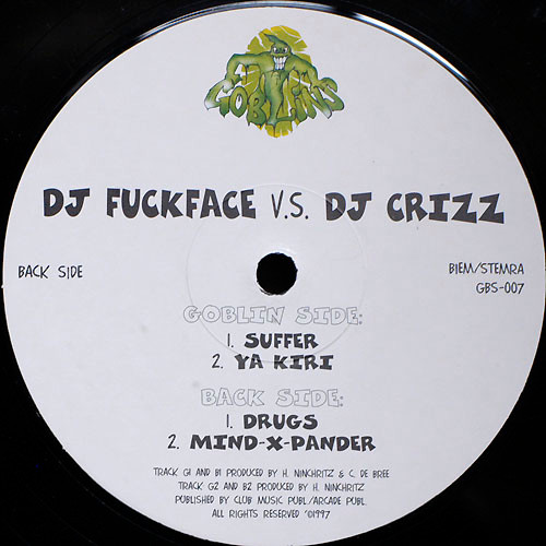 By Request E.P. back label