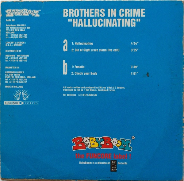 Hallucinating back cover