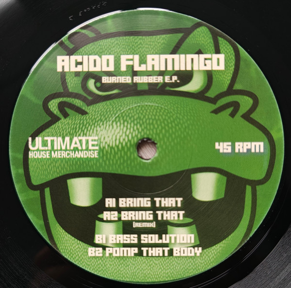 Burned Rubber EP back label