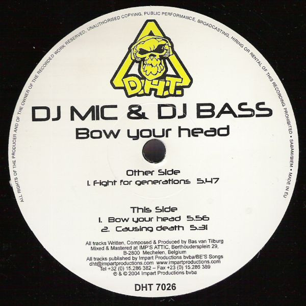 Bow Your Head front label