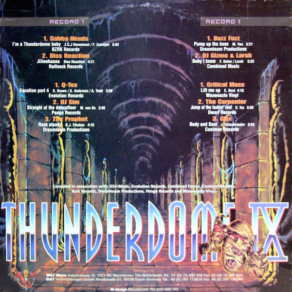 Thunderdome IX back cover