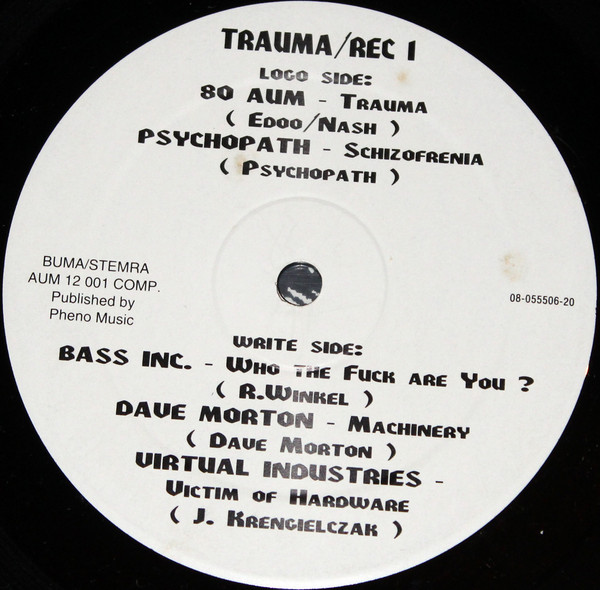 TrAUMa - What's Going AUM? front label