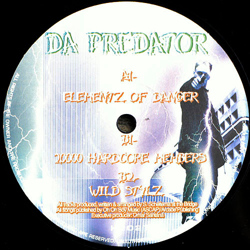 Elementz Of Danger front label