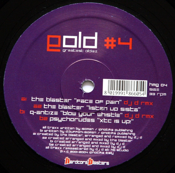 Gold : Greatest Oldiez #4 front label