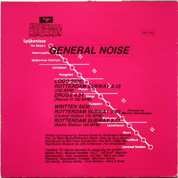 Rotterdam Subway back cover