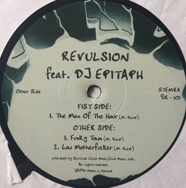 The Man Of The Hour back label