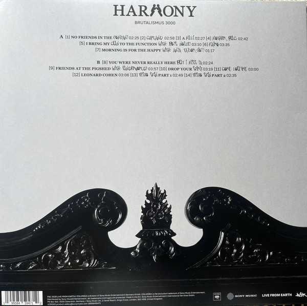 Harmony back cover