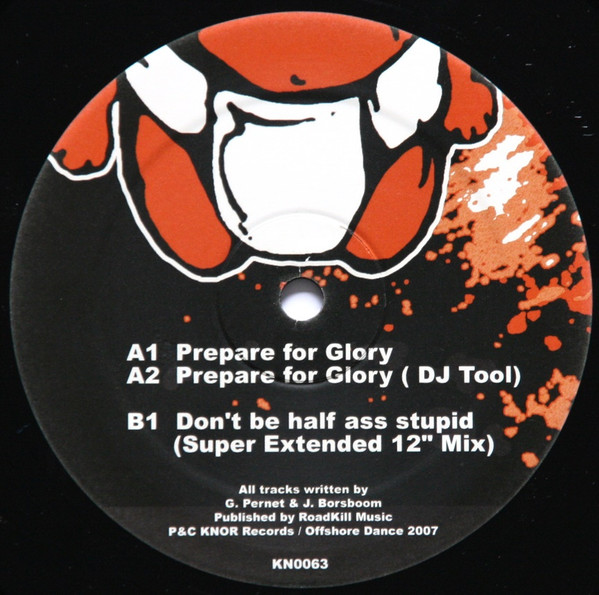 Prepare For Glory back label