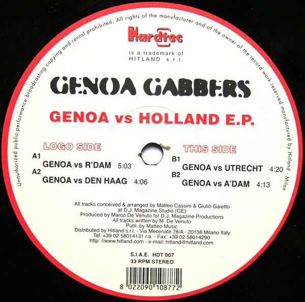 Genoa vs Holland E.P.