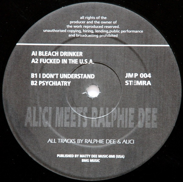 Fucked In The U.S.A. front label