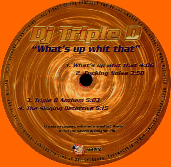 What's Up Whit That front label