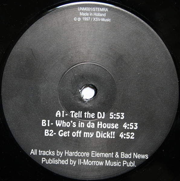 Tell The DJ front label