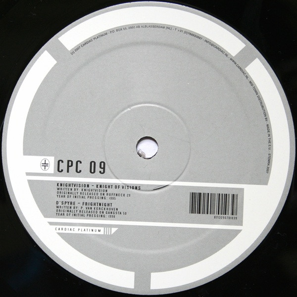 Cardiac Platinum Collection 09 back label