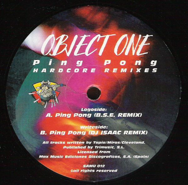 Ping Pong (Hardcore Remixes) back label