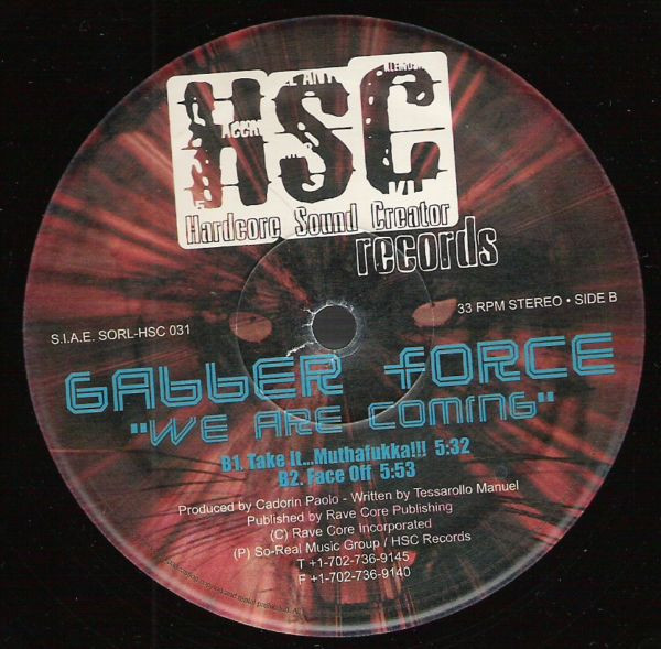 We Are Coming front label