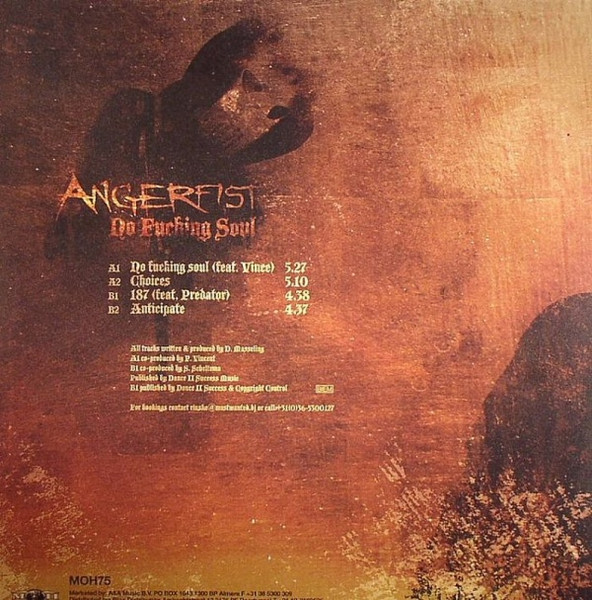 No Fucking Soul back cover