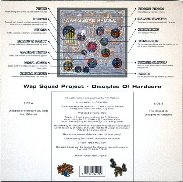 Disciples Of Hardcore back cover