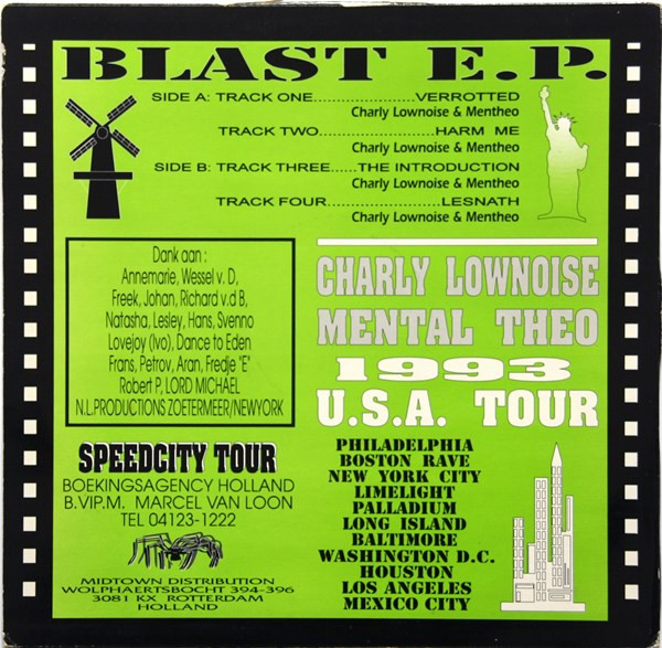 Blast E.P. back cover
