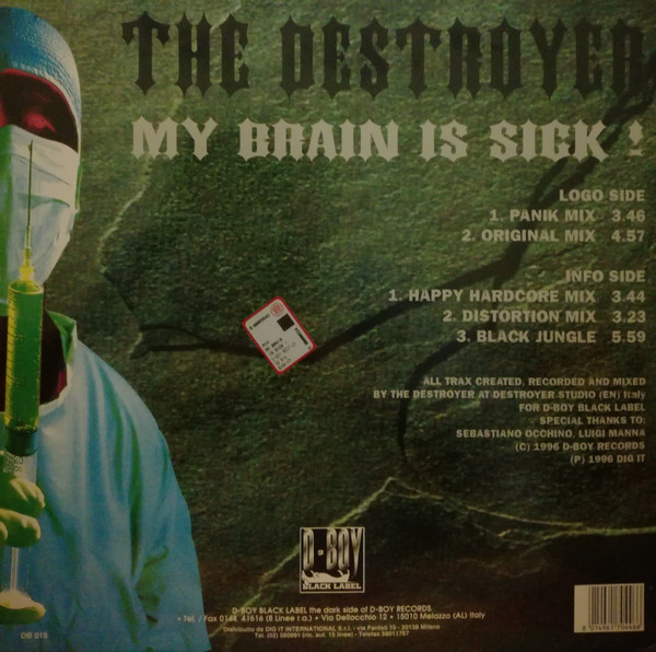 My Brain Is Sick! back cover