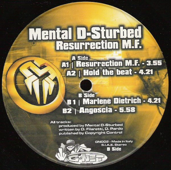 Resurrection M.F. back cover