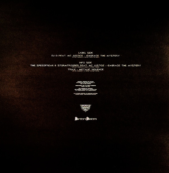 Raving Nightmare - Embrace The Mystery back cover