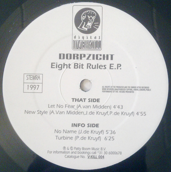 Eight Bit Rules EP back cover