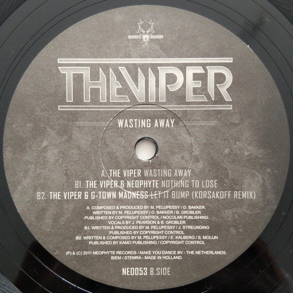 Wasting Away back label