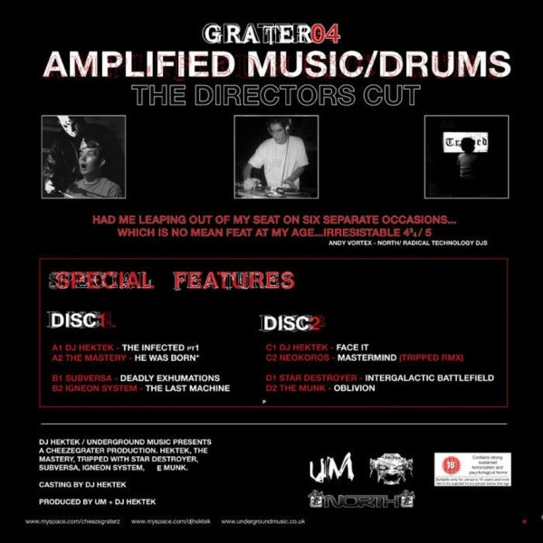 Amplified Music / Drums back cover