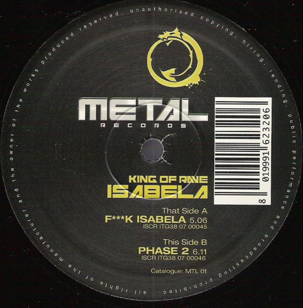 Isabela front label