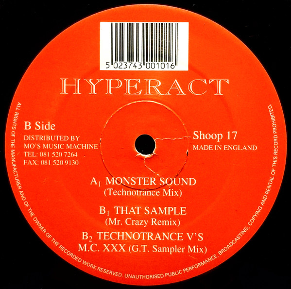 Monster Sound back cover