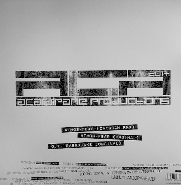 Classic Hardcore Vol. 1 back cover