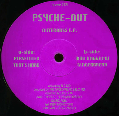 Outerbass E.P. back cover