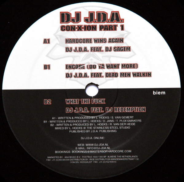 Con-x-ion Part 1 front label