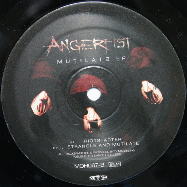 Mutilate E.P. back label